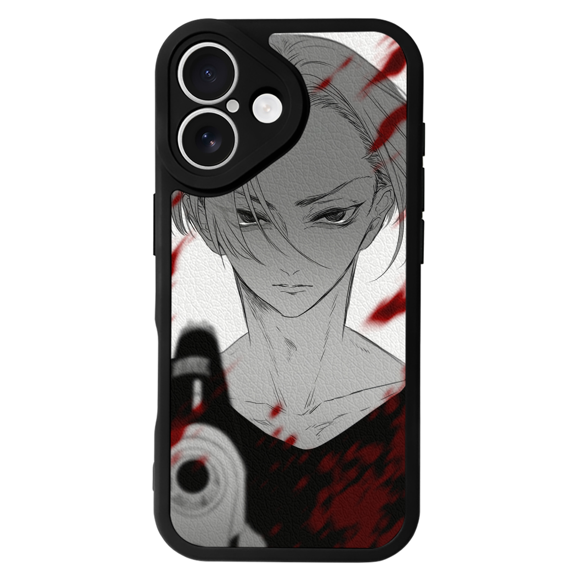（画像用） 東京リベンジャーズ Tokyo Revengers 【iPhone 16シリーズ対応】シリコンスマホケース（レザー調） 材質：シリコン